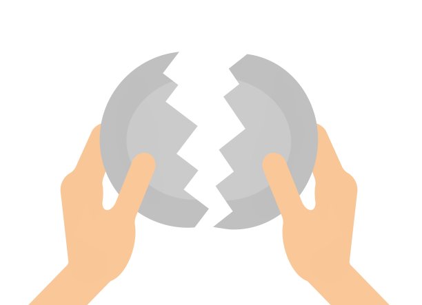 破碎的盘子图片下载