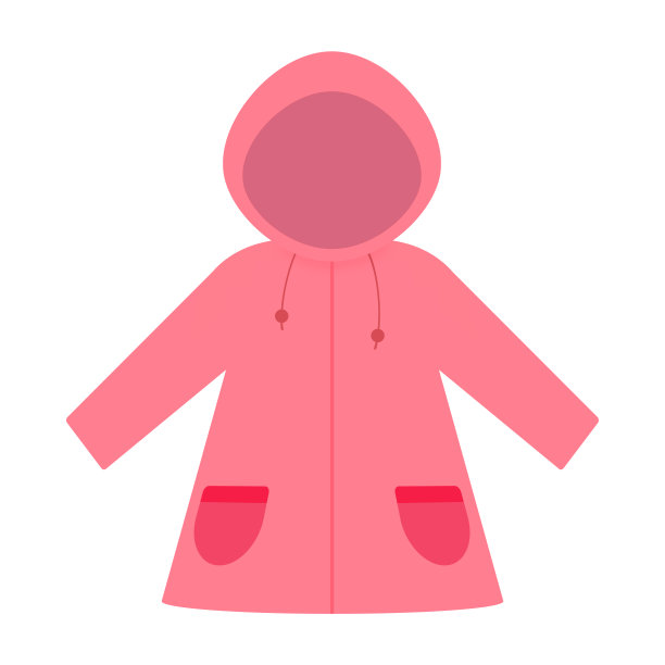 粉红色的雨衣图片下载