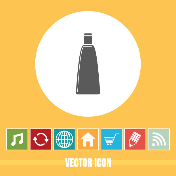 非常有用的油瓶矢量图标与奖金图标非常有用的手机应用程序，软件和Web图片下载