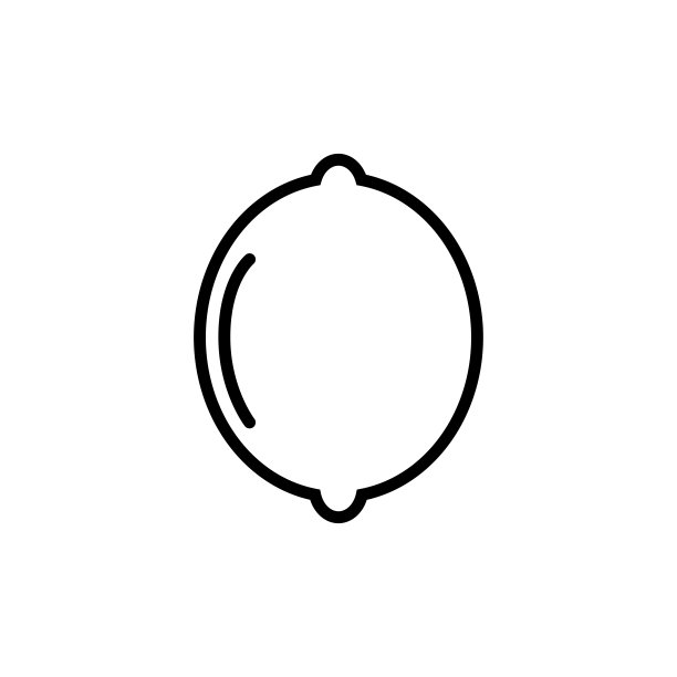 柠檬矢量图标。图片下载