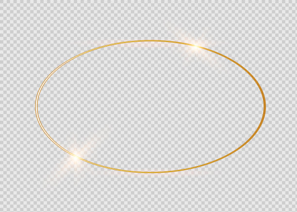 透明背景上的链。时尚背景与金色链和设计。图片下载