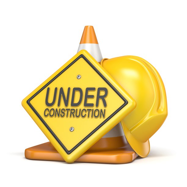 交通锥与在建道路标志3D图片下载