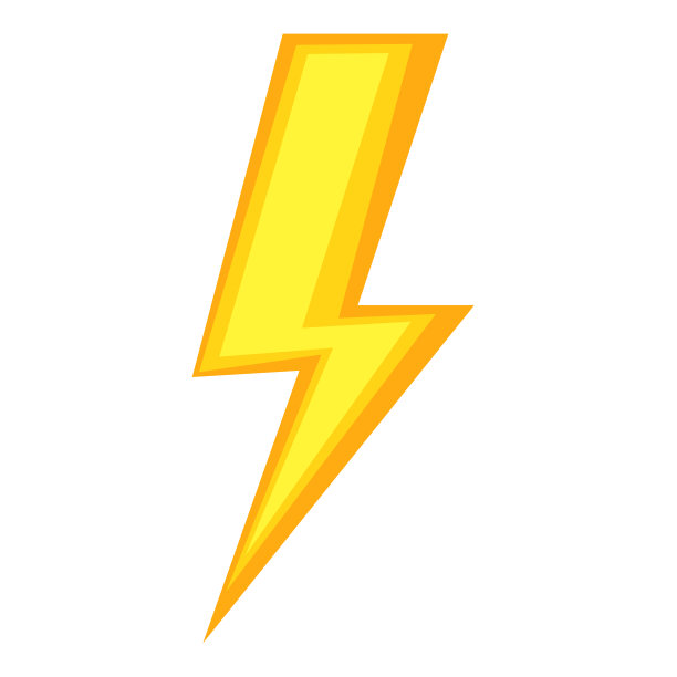 彩色卡通能量符号图片下载