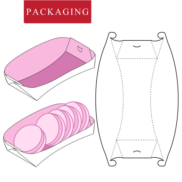 外卖食品的包装设计。图片下载