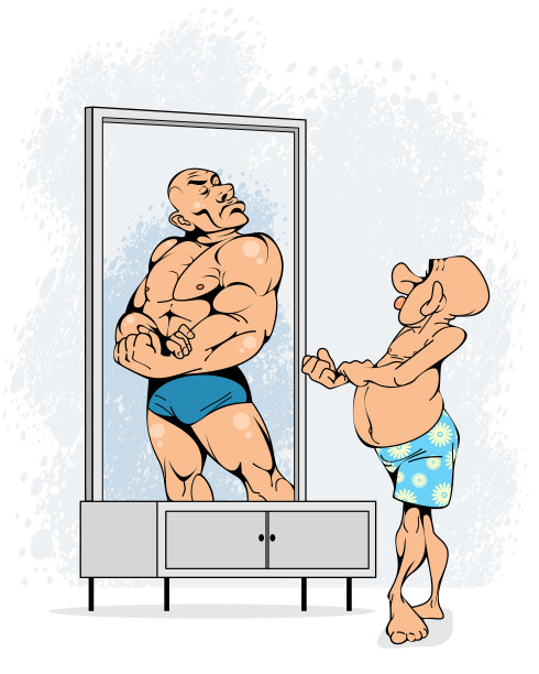 男人梦想着美丽的身材图片下载