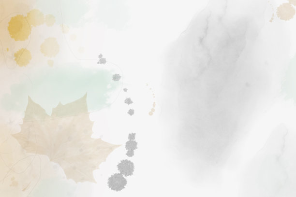 剪贴簿的抽象背景与树叶和污渍图片下载