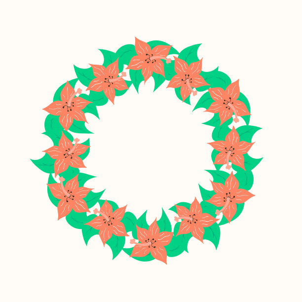 可爱的夏日花架。婚礼的边界。矢邀花圈花圈。图片下载
