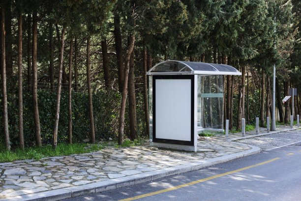 公交车站图片下载