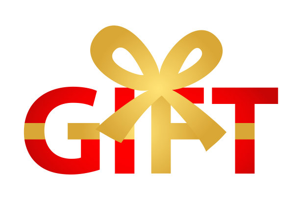 惊喜红色礼盒与金丝带图片下载