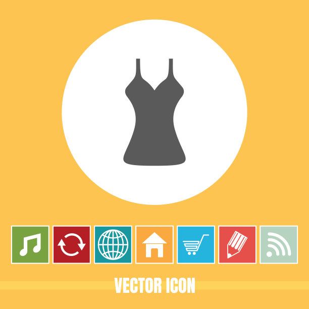 非常有用的矢量图标的礼服与奖金图标非常有用的移动应用程序，软件和Web图片下载