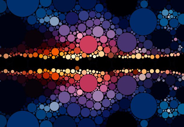 多彩的等距最小抽象图案和背景图片下载