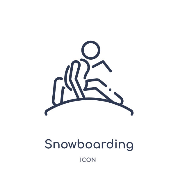单板滑雪图标图片下载