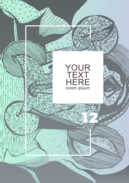 设计模板的封面，小册子，海报。图片下载