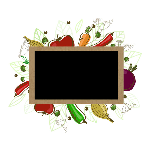 蔬菜矢量构图:胡萝卜，番茄，洋葱，辣椒和甜菜。图片下载