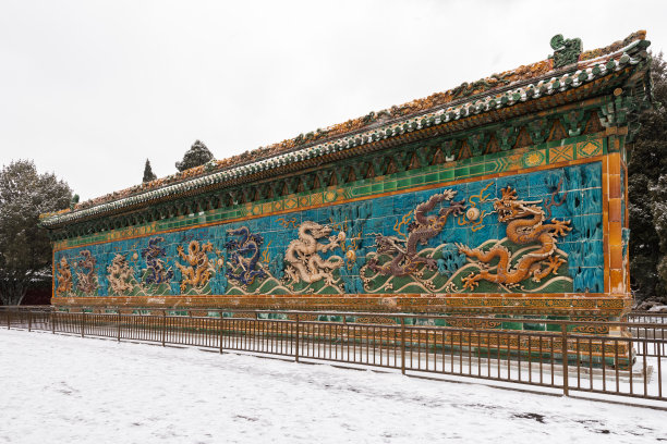 中国九龙墙图片下载