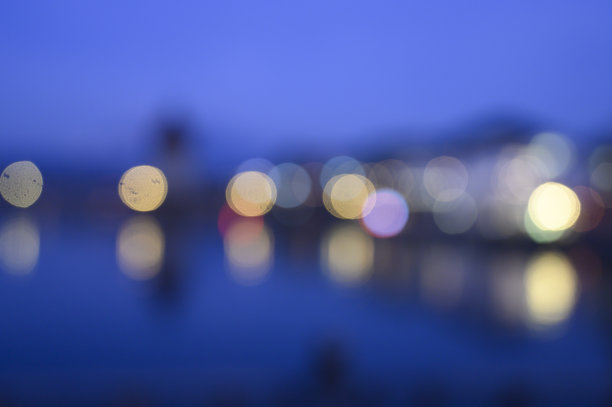 散景失焦黄昏背景图片下载