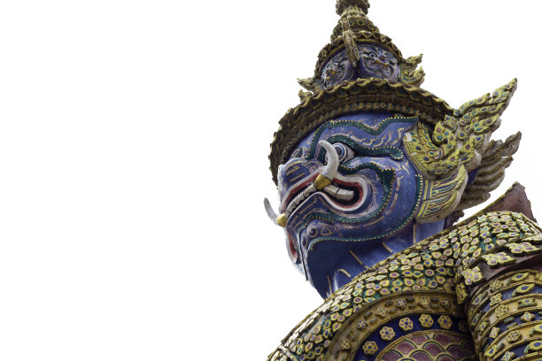 玉佛寺的巨人，或正式命名为西拉塔那萨萨达拉姆佛寺图片下载