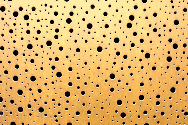 金色金属点表面背景图片下载
