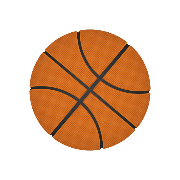 孤立篮球矢量设计素材图片