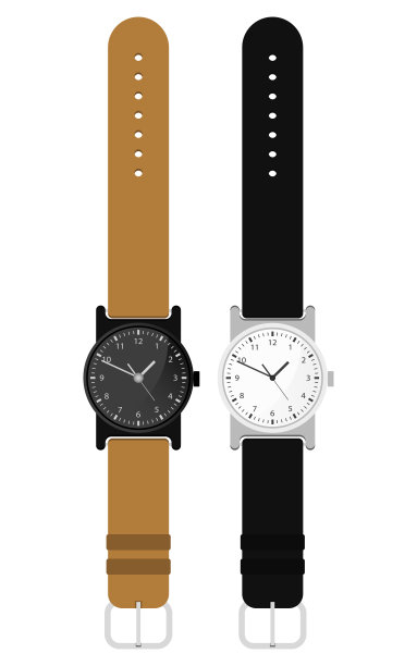 孤立腕表矢量插图图片下载