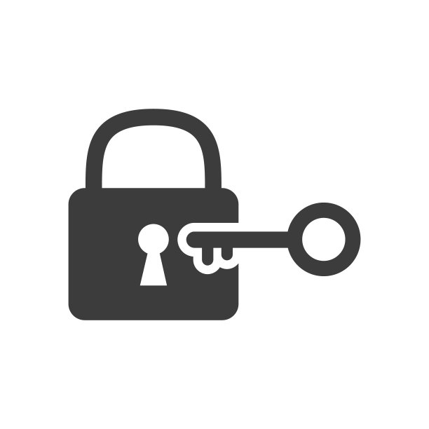锁定和键图标上的白色背景。图片下载