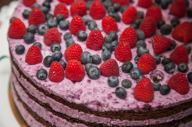 蛋糕和草莓图片下载