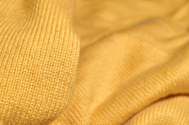 织物图案的微距照片，纺织品服装的近景与浅景深的领域图片下载