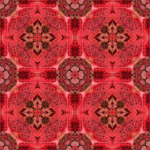 抽象的万花筒的背景。美丽的多色万花筒纹理。独特的万花筒设计，3D渲染图片下载