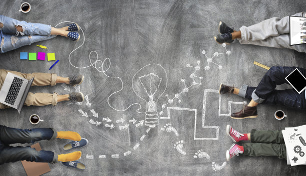 团队合作，创造性的工作图片下载