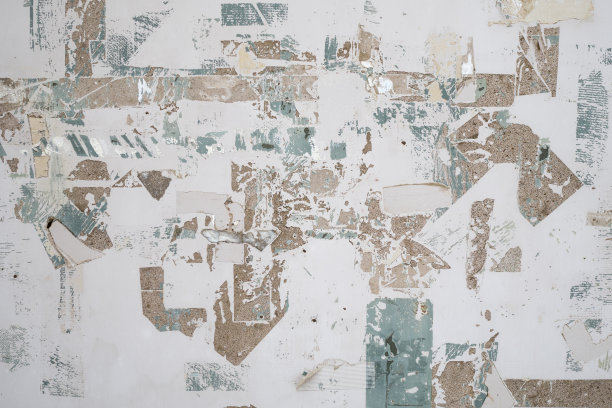 白墙上有旧胶带的痕迹图片下载