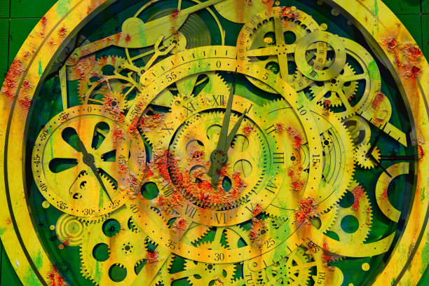 钟表齿轮、工业材料数字化生产图片下载