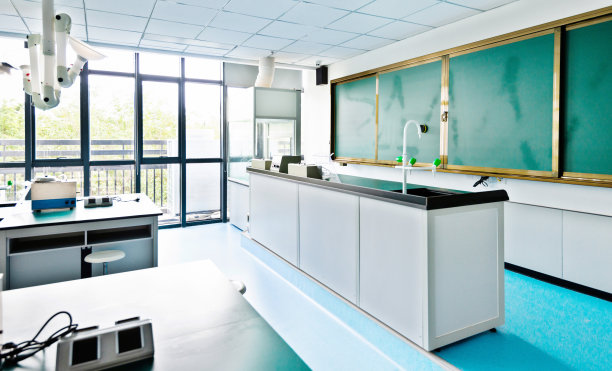 高中的空实验室图片下载