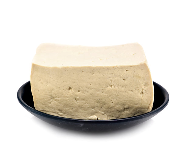 白色背景上的白豆腐图片下载