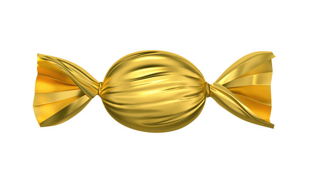 金色包装纸糖果图片下载