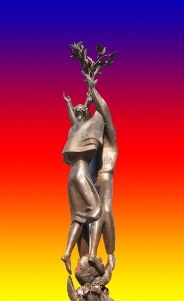 男人和女人的剪影图片下载