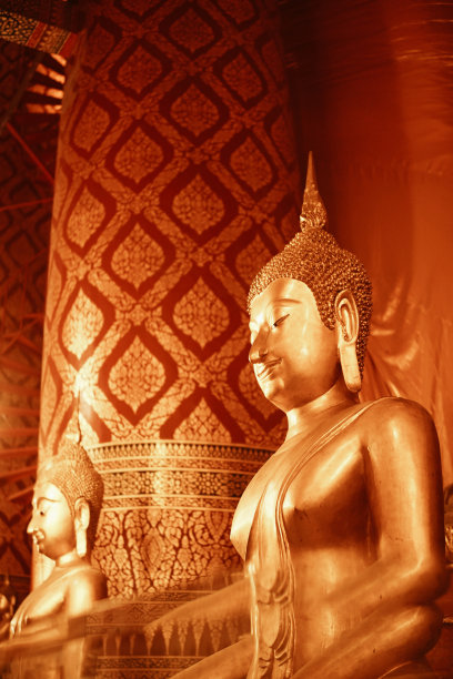 泰国公庙佛像。图片下载