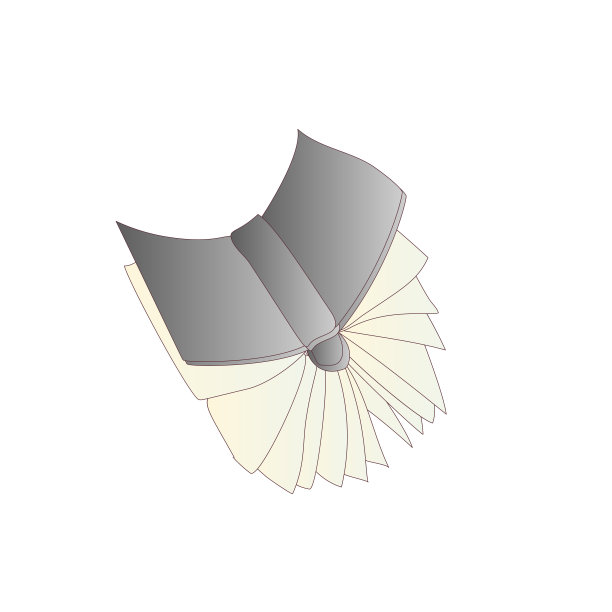 可爱的卡通矢量书，笔记本，日记本和日记本图标与钢笔。漫画书的图标。学校的书，大学的笔记本。白色背景的笔记本。教育卡通彩色图标素材图片