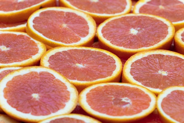 柑橘类水果片图片下载