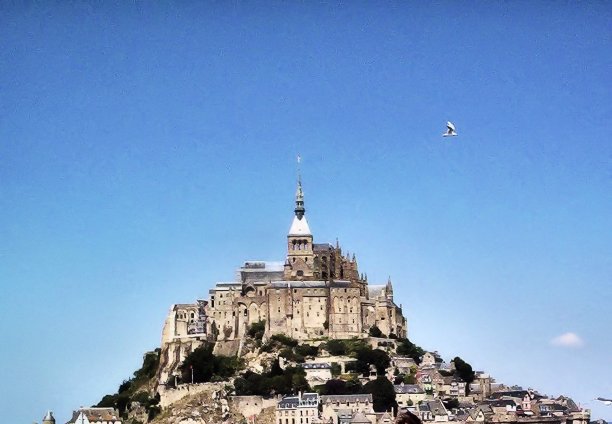 圣米歇尔山的照片图片下载