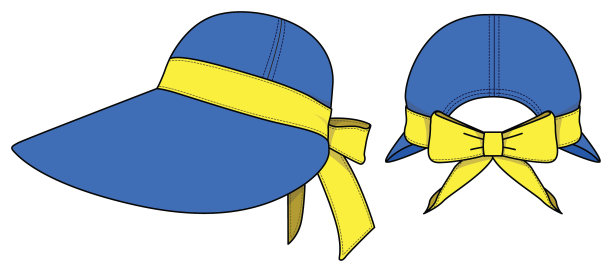 时尚帽子向量图片下载