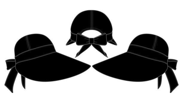 时尚帽子向量图片下载