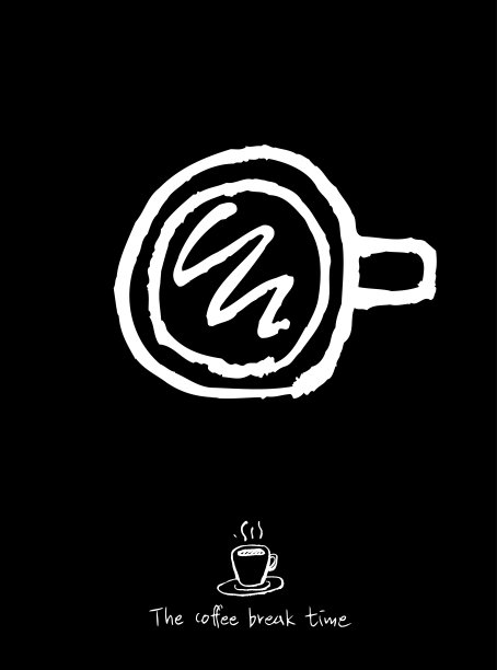 咖啡馆的海报图片下载