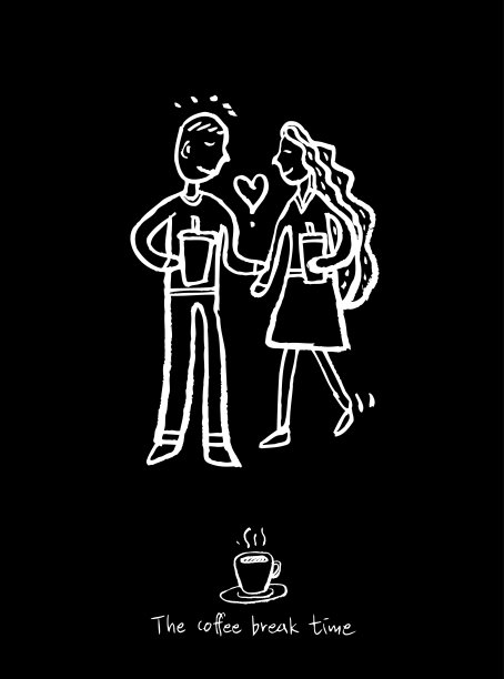 咖啡馆的海报图片下载