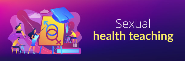 性教育概念横幅标题。图片下载