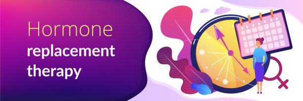 更年期概念横幅标题。图片下载