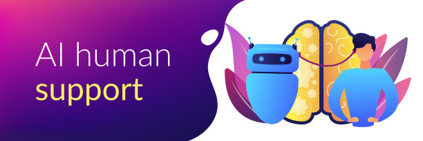 增强情报概念横幅标题。图片下载