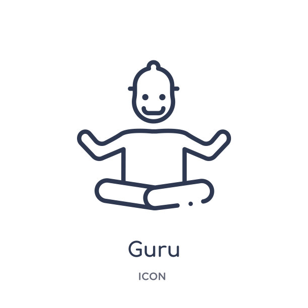 线性大师图标从印度大纲收集。细线大师图标孤立在白色背景。潮流插画大师图片下载