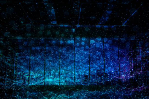 人工神经网络服务器背景图片下载