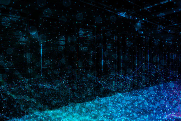 人工神经网络服务器背景图片下载