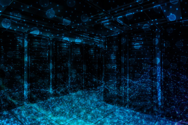 人工神经网络服务器背景图片下载